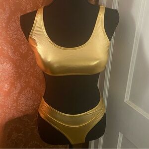 Metallic Gold Bikini